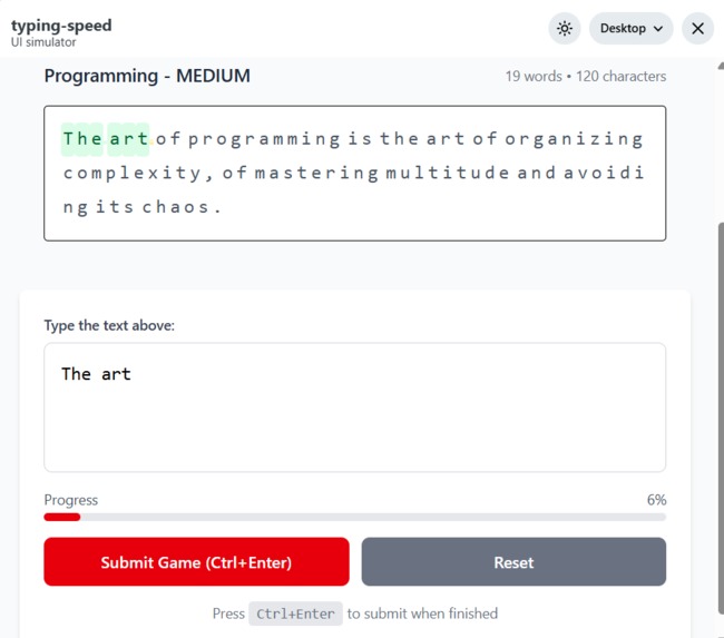 Type Racer – screenshot 1