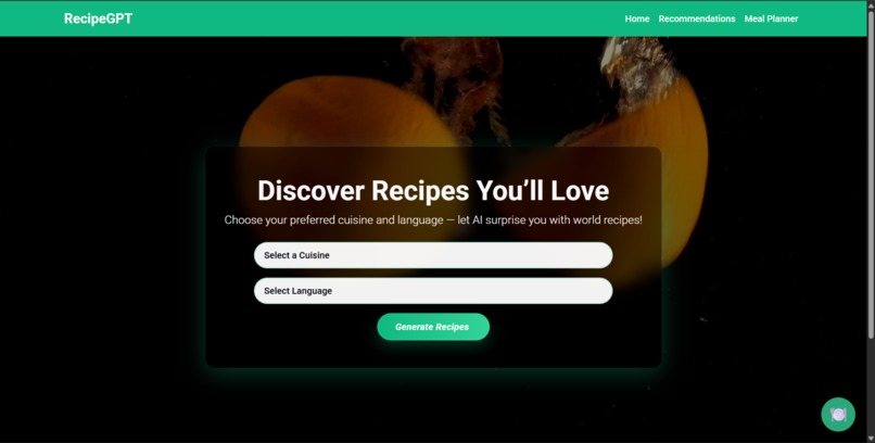 RecipeGPT – screenshot 9
