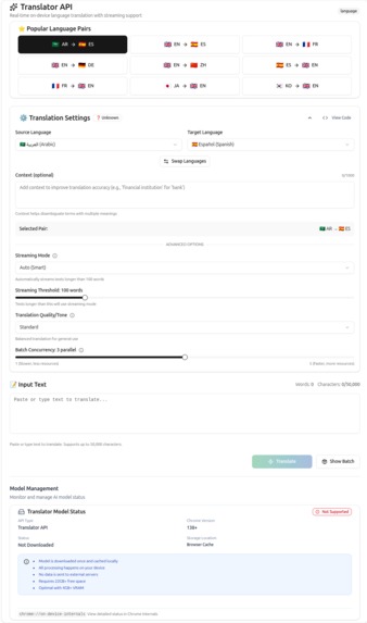 Chrome AI DevBench – screenshot 1