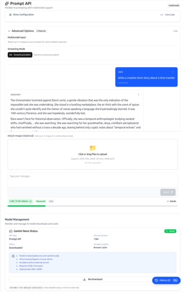 Chrome AI DevBench – screenshot 2