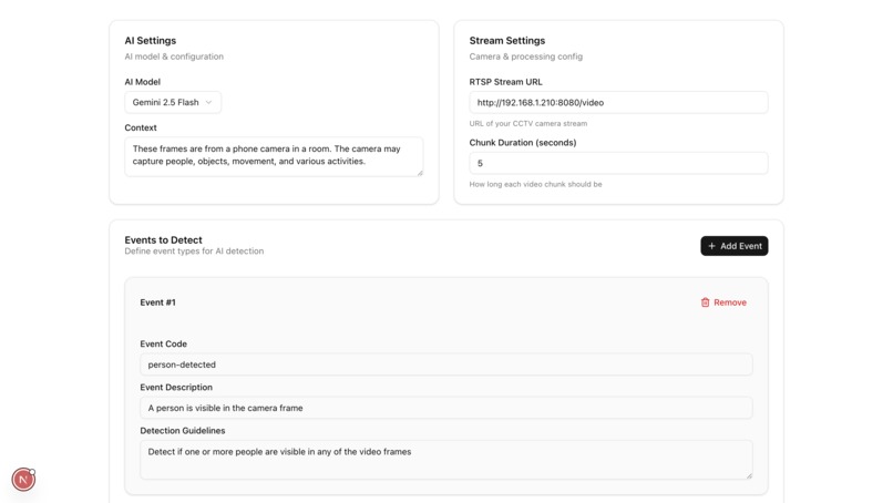 AI CCTV Control Room Operator – screenshot 1