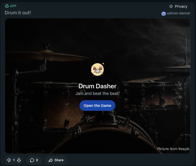 Drum Dasher – screenshot 1