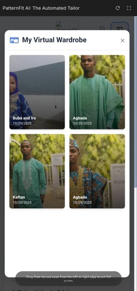 PatternFit AI: The Automated Tailor – screenshot 2
