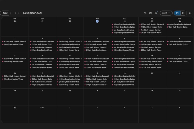AI Enchanced Study Plan Generator – screenshot 4