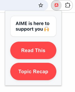 AIME – screenshot 1