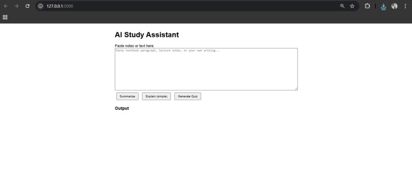 AI Study Assistant – screenshot 1