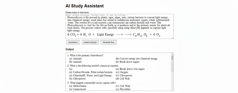 AI Study Assistant – screenshot 2