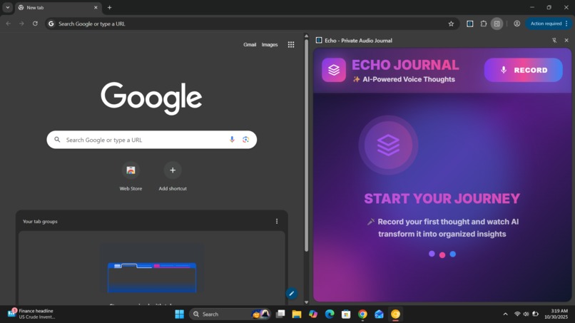 echo journal – screenshot 3