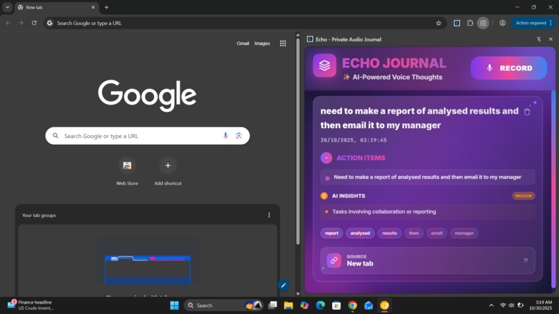 echo journal – screenshot 4