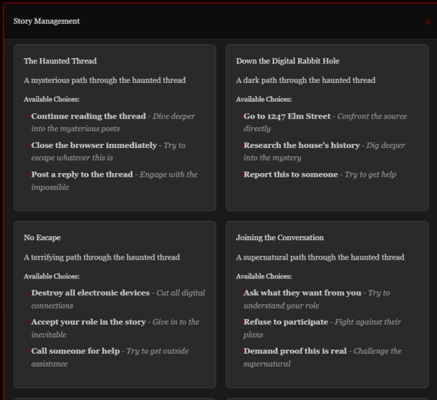 The Haunted Thread – screenshot 1