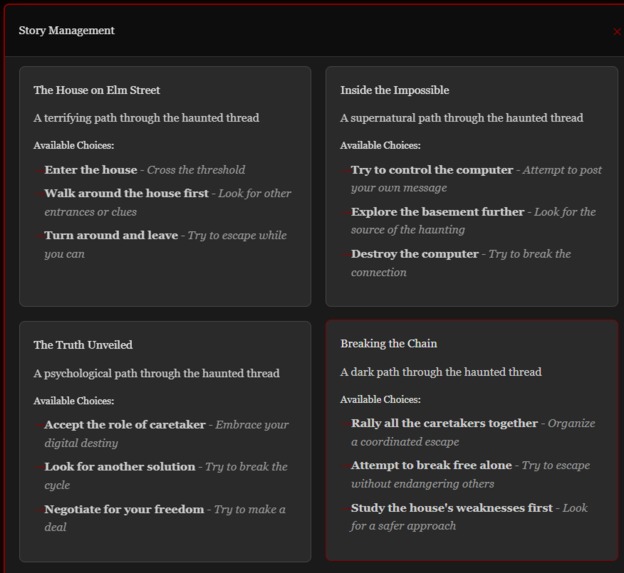 The Haunted Thread – screenshot 2