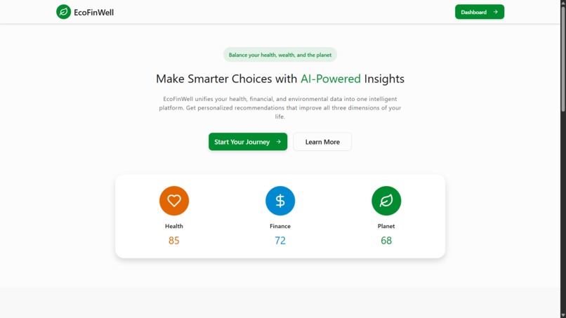 EcoFinWell – screenshot 1
