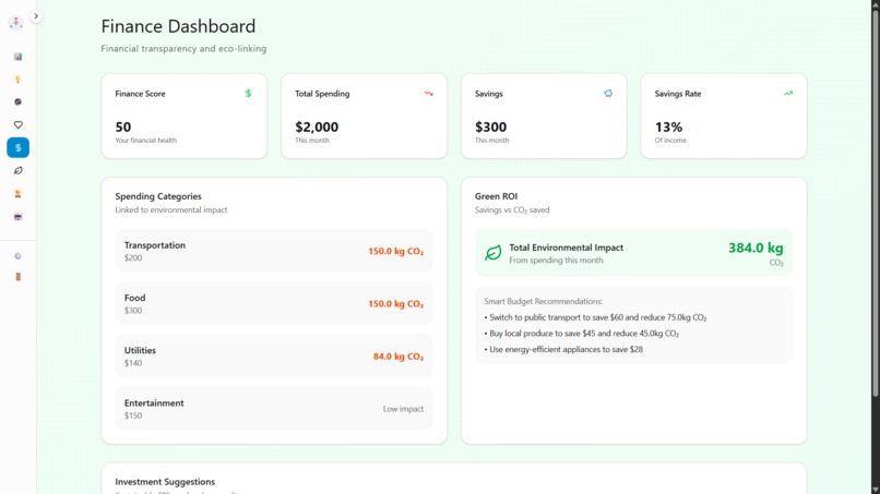 EcoFinWell – screenshot 3