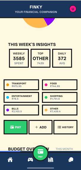 Finky: A UPI App That Flips the Script – screenshot 3