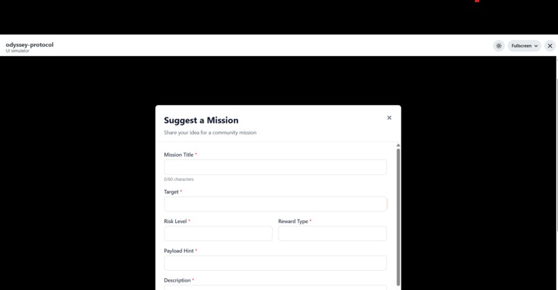 Odyssey Protocol – screenshot 1