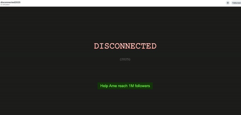 Disconnected – screenshot 1