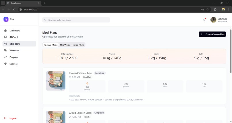FitAI – screenshot 3