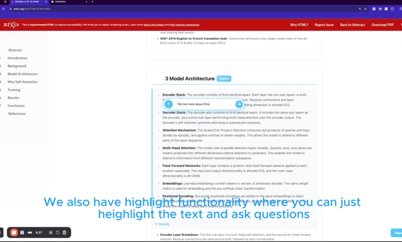 PaperMind: Chrome Built-in AI Research Assistant – screenshot 1