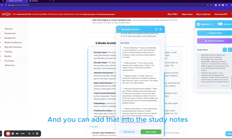 PaperMind: Chrome Built-in AI Research Assistant – screenshot 5