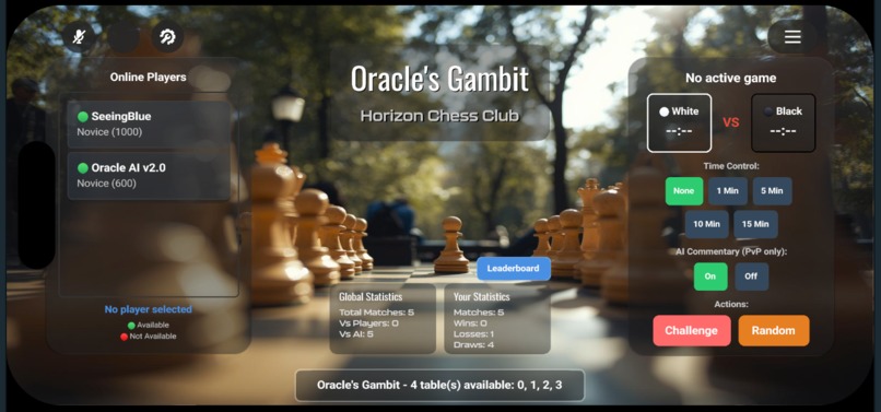 Oracle's Gambit: Horizon Chess Club – screenshot 3