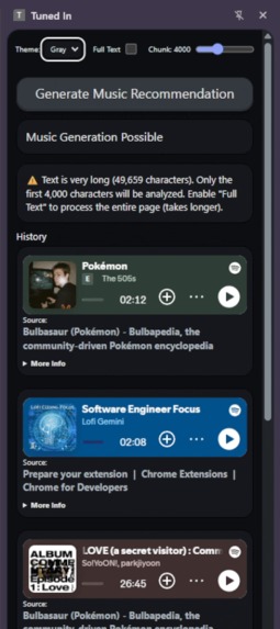 Tuned In – screenshot 2
