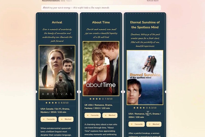 Mood2Movie – screenshot 2