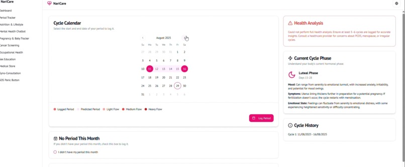NariCare – screenshot 5