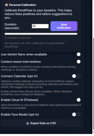 MindPulse and EmotiFlow – screenshot 6