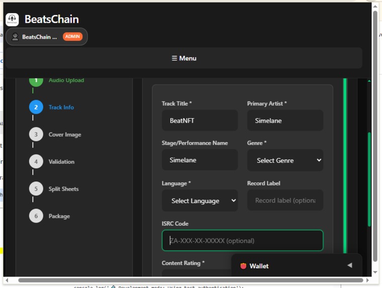 BeatsChain Chrome Extension – screenshot 4