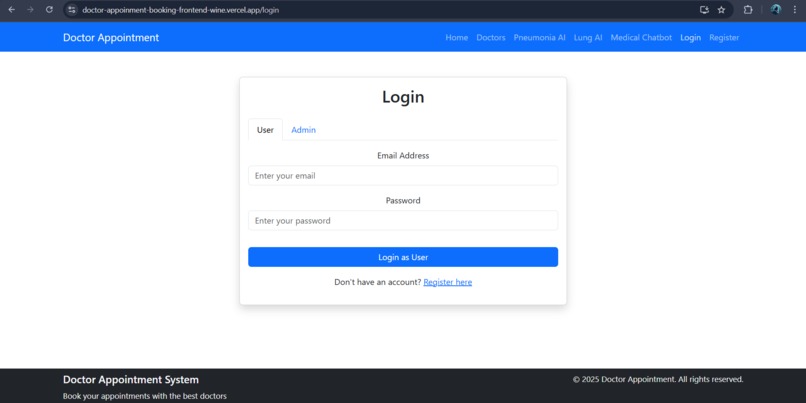 AI POWERED MEDICAL ASSISTANT WITH DOCTOR BOOKINGS – screenshot 2