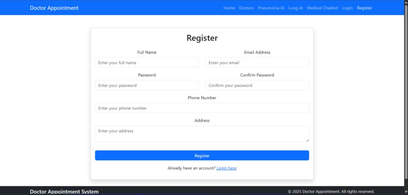 AI POWERED MEDICAL ASSISTANT WITH DOCTOR BOOKINGS – screenshot 3