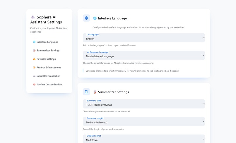 Triple-Space Translate & Context Chat: Private AI Sidebar – screenshot 1