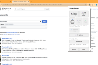 SnapSmart – Full-Page Capture + On-device AI