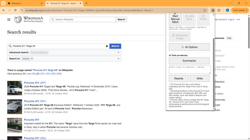 SnapSmart – Full-Page Capture + On-device AI – screenshot 2