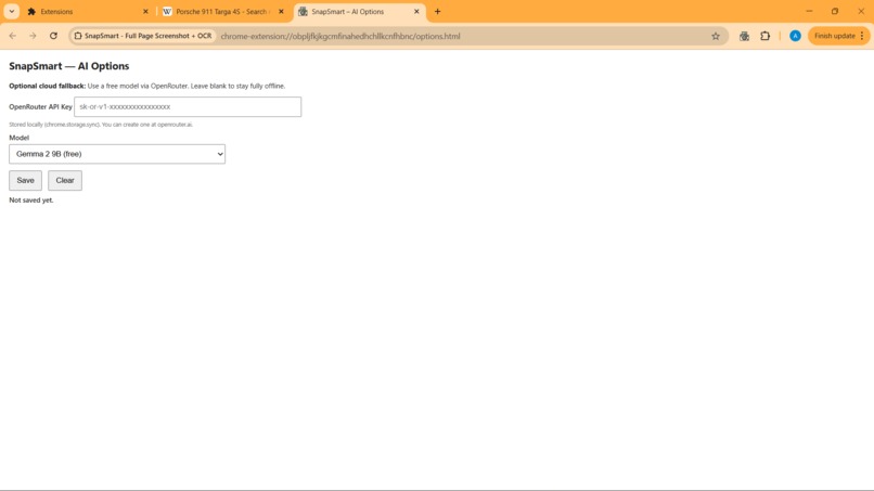 SnapSmart – Full-Page Capture + On-device AI – screenshot 3