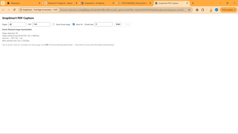 SnapSmart – Full-Page Capture + On-device AI – screenshot 7