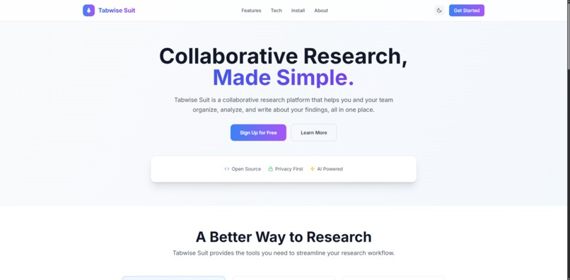 Tabwise – screenshot 1