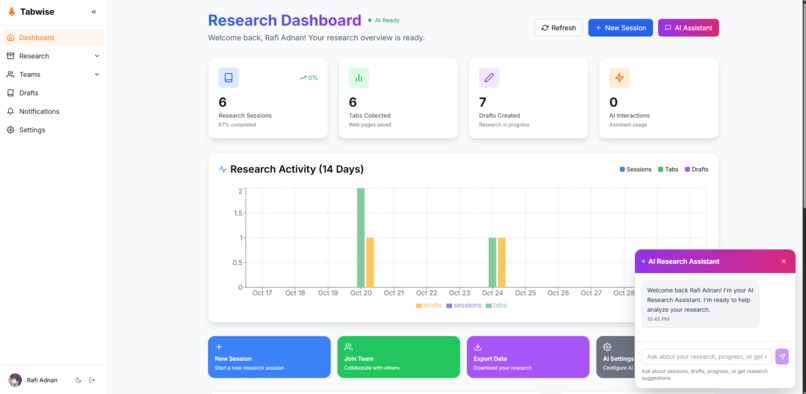 Tabwise – screenshot 2