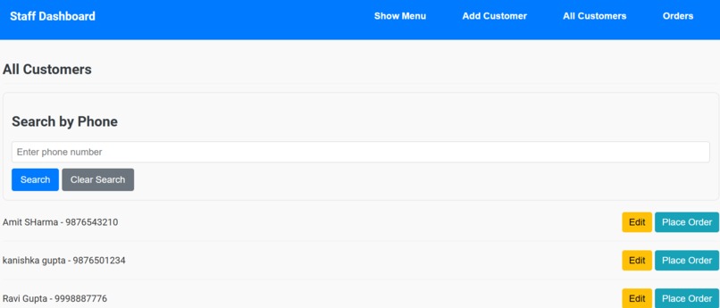 Restaurant managment system – screenshot 4