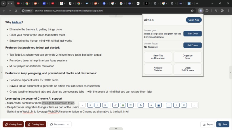 Akda.ai, transform your browsing into breakthroughs with AI – screenshot 2
