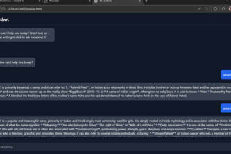 Chrome extension build by AI