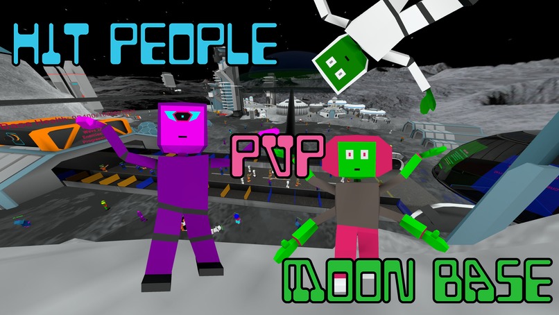 Hit People Moon Base – screenshot 1