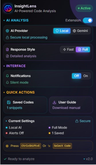 InsightLens – screenshot 2