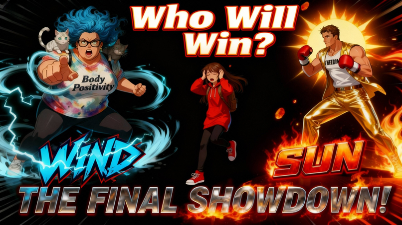Wind vs Sun: Ultimate Showdown Between Force & Persuasion – screenshot 1