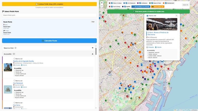 Accessible Route Planner – screenshot 2