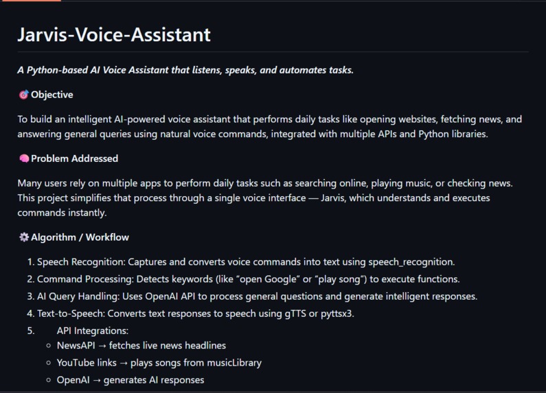 Jarvis – Your AI-Powered Voice Assistant – screenshot 2