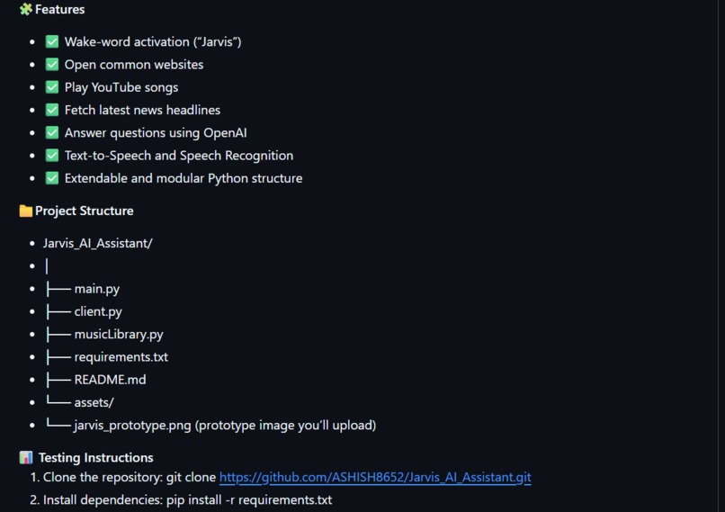 Jarvis – Your AI-Powered Voice Assistant – screenshot 4