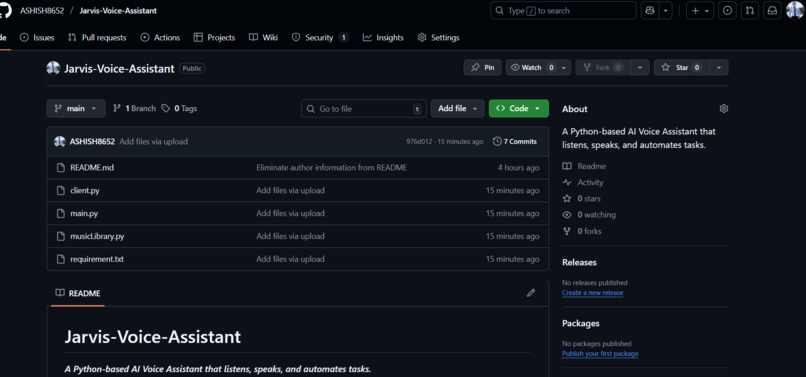 Jarvis – Your AI-Powered Voice Assistant – screenshot 5