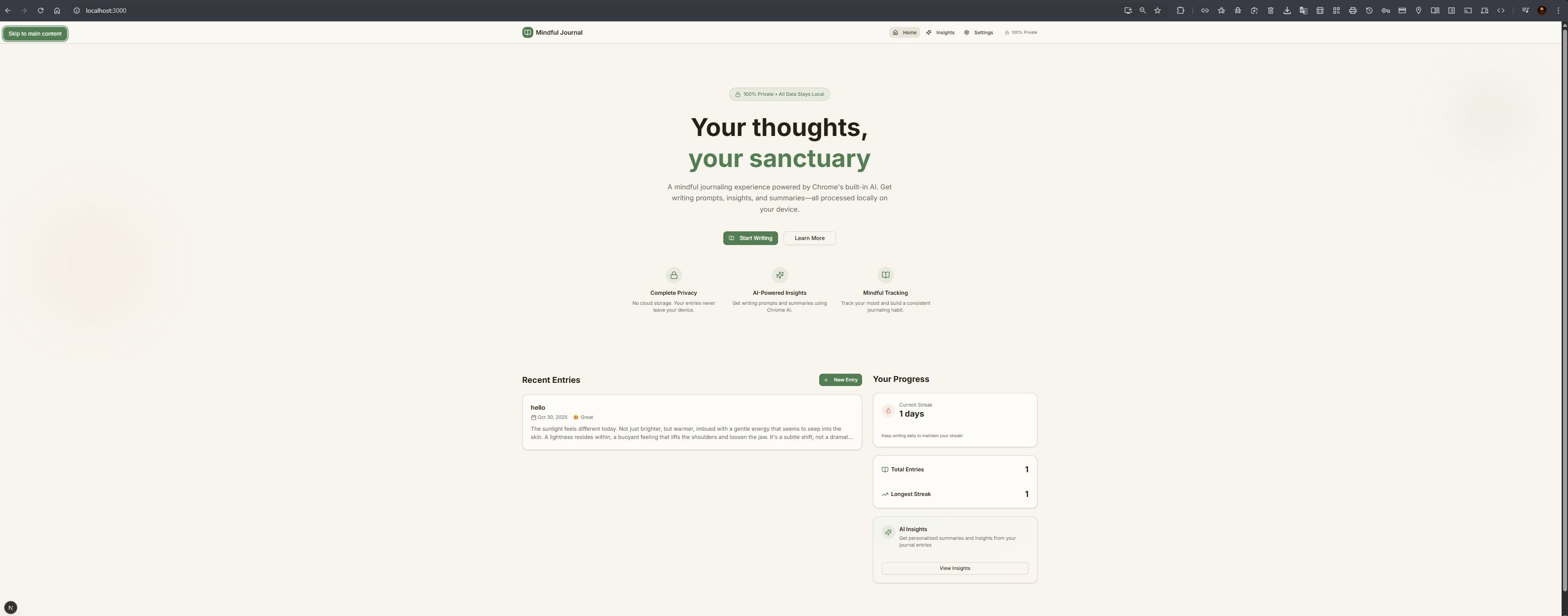 Mindful Journal | Devpost