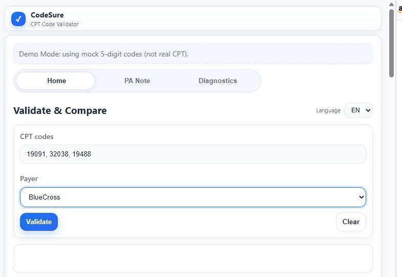 CodeSure – screenshot 3